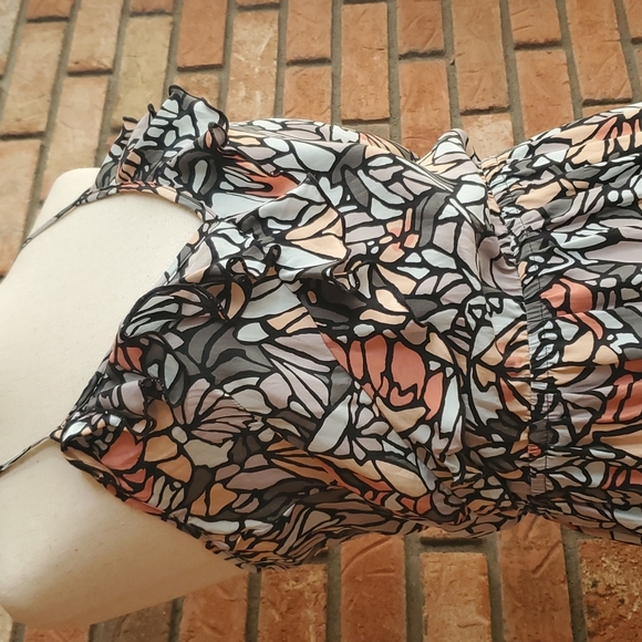 100% Silk, Aqua, Made in USA - Picture 4 of 8